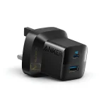 شارژر دیواری انکر 33 وات مدل A2331 دارای پورت USB-C و USB-A با قابلیت شارژ سریع