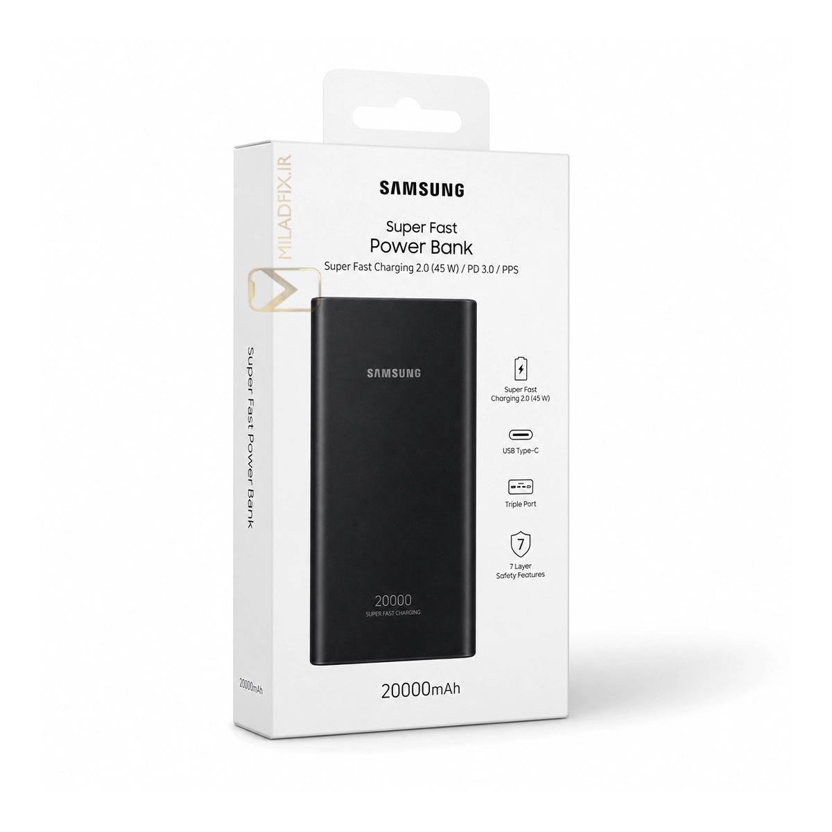 پاور بانک سامسونگ 20000 میلیآمپر ساعت مدل EB-P5300 | شارژ سریع 25 وات