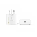 شارژر دیواری 25 وات سامسونگ مدل EP-TA800 اورجینال با درگاه USB Type-C رنگ سفید
