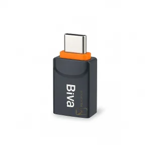 مبدل OTG تایپ سی Biva مدل OTG-03 برای اتصال فلش و تجهیزات USB به گوشی Type-C