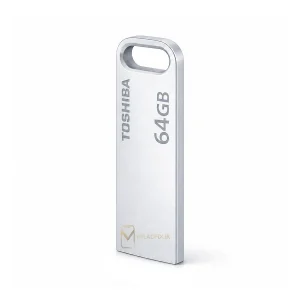 فلش مموری توشیبا 64 گیگابایت USB 3.0 با بدنه فلزی و سرعت انتقال بالا