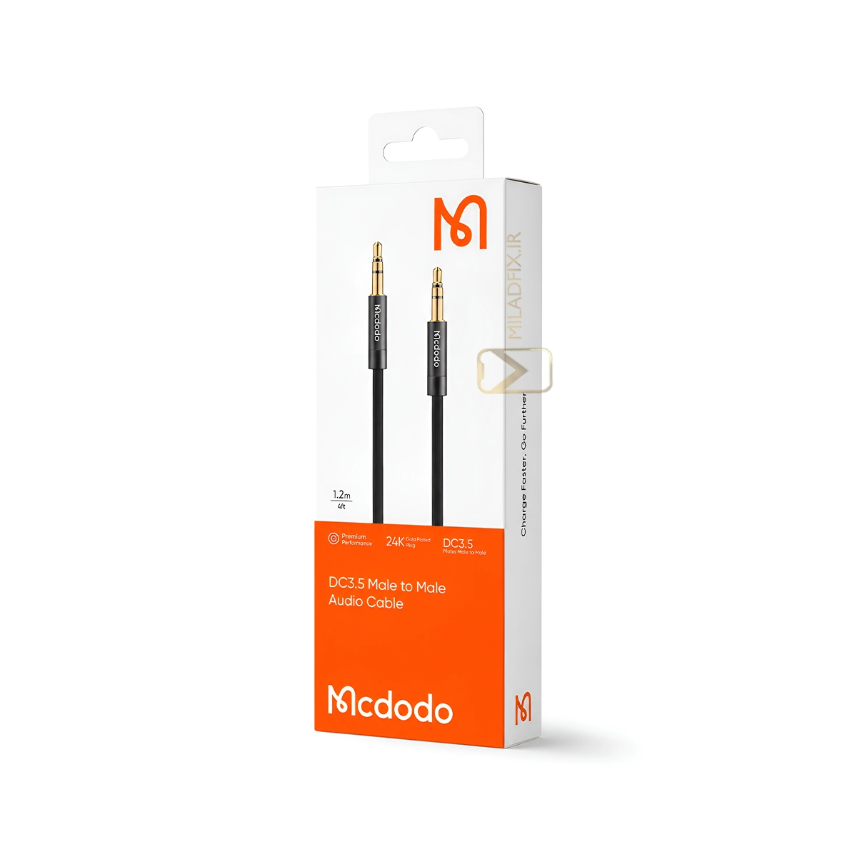 کابل انتقال صدای AUX مک دودو مدل CA-664 طول 1.2 متر | Mcdodo CA-664 3.5mm Audio Cable