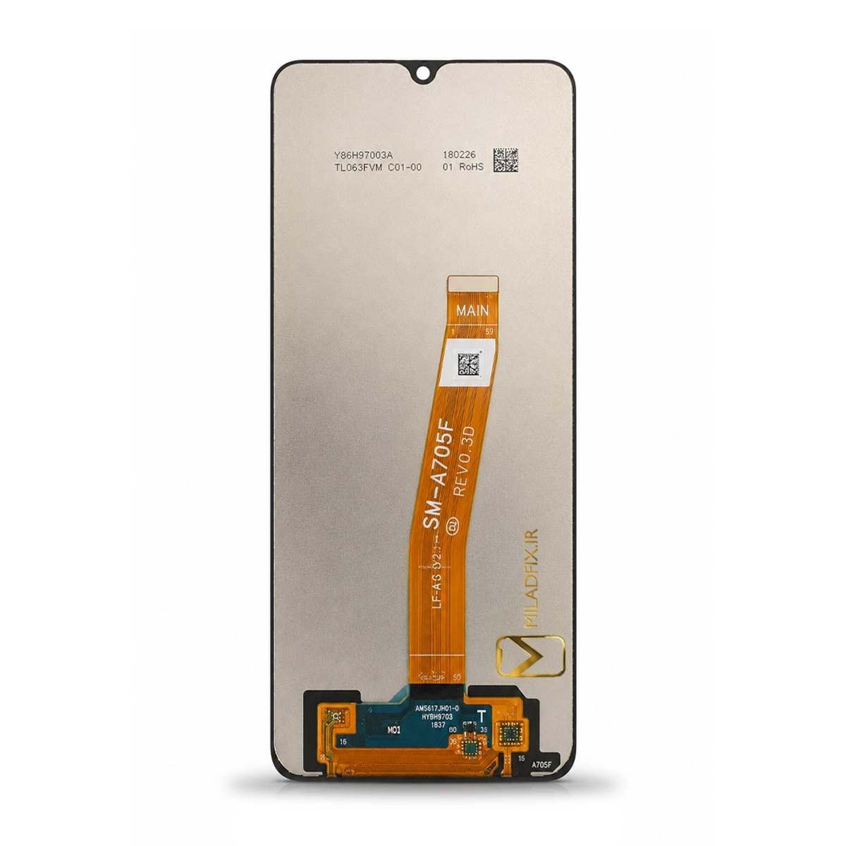 تاچ ال سی دی اورجینال اصلی سامسونگ Galaxy A70 با کیفیت فابریک و تاچ روان
