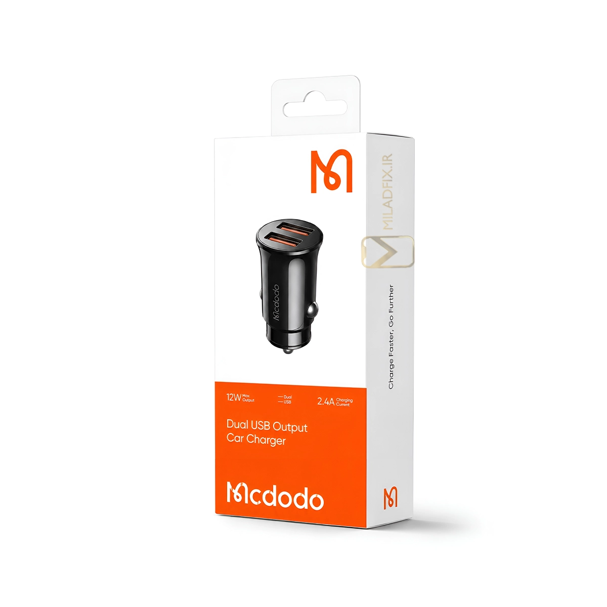شارژر فندکی مک دودو 2 پورت 12 وات مدل CC-660 | Mcdodo Dual USB Car Charger