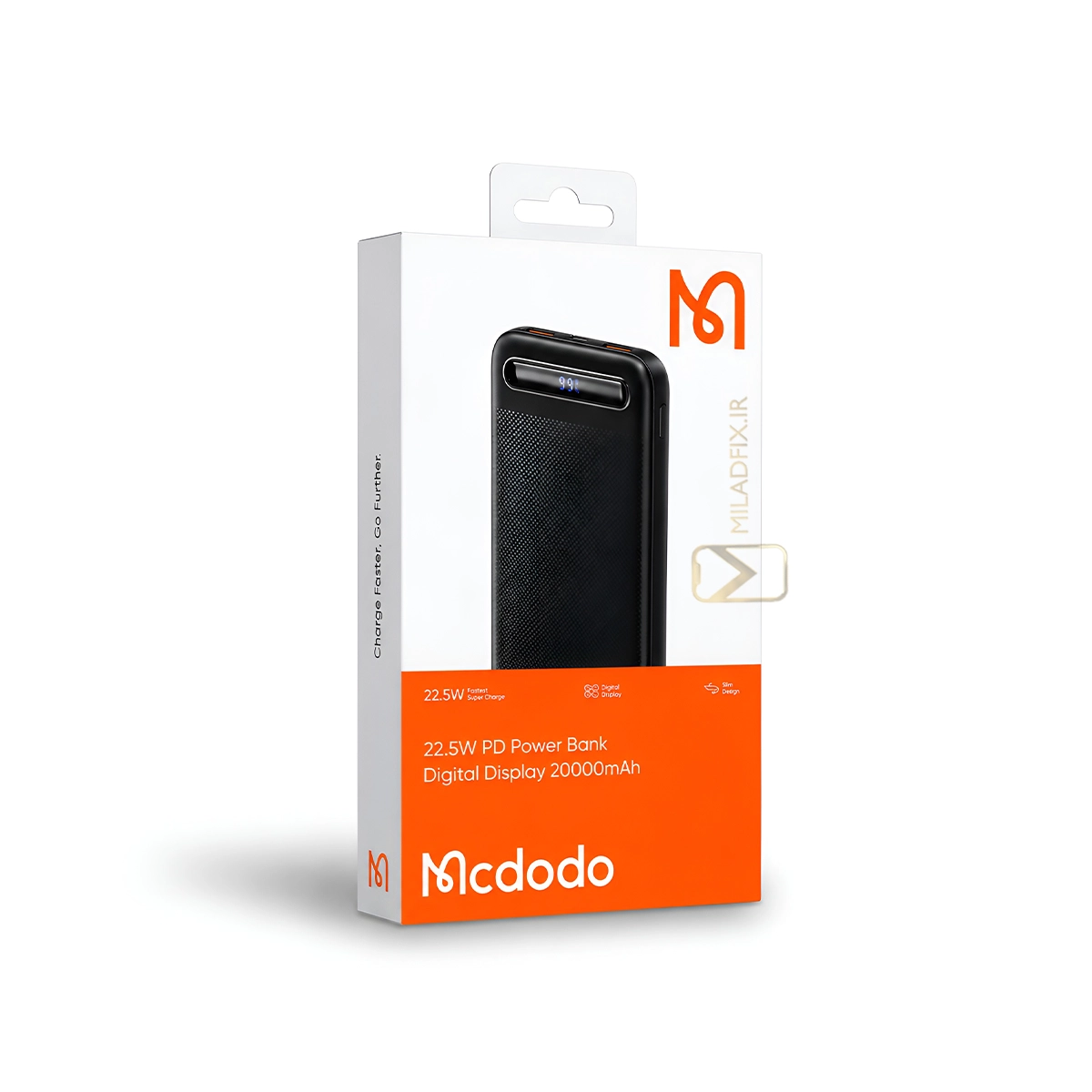 پاور بانک مک دودو 20000 میلی آمپر 22.5 وات مدل Mcdodo MC-389 | شارژ سریع PD و QC