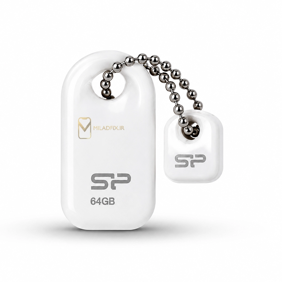 فلش مموری سیلیکون پاور Jewel J07 ظرفیت 64 گیگابایت USB 3.2 سفید