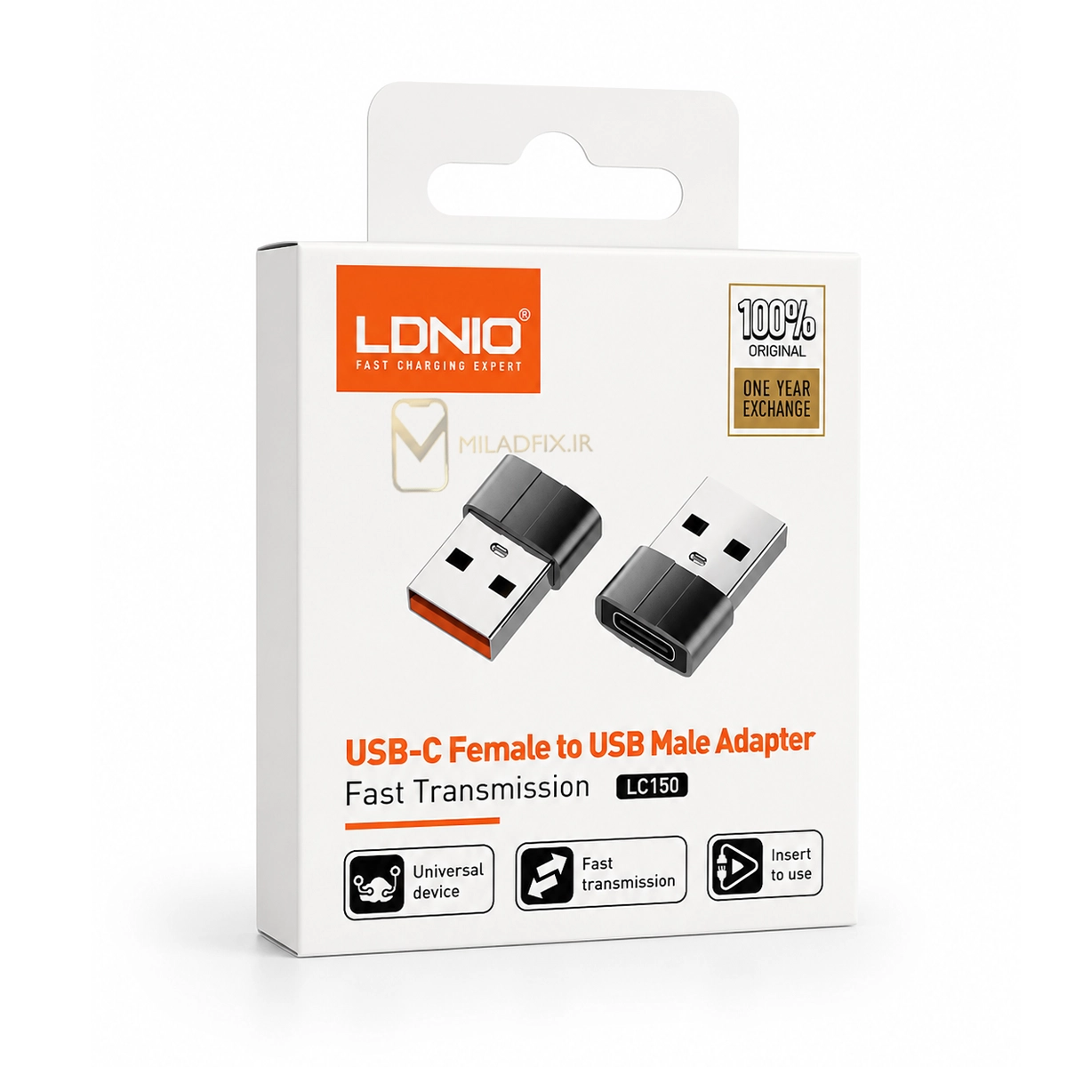 تبدیل USB به USB-C مادگی الدینیو مدل LC150