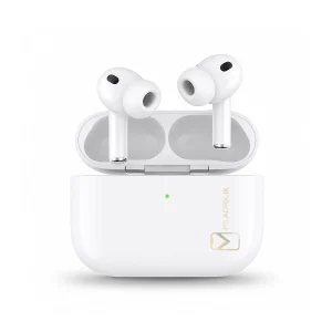 هندزفری بلوتوثی Green Lion Earbuds Pro 3 سفید به همراه کیس شارژ، مناسب برای مکالمه، موسیقی و استفاده روزمره